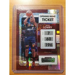 2021-2022 Panini Contenders Opening Night Ticket #23 Kyle Lowry Serial #21/25
